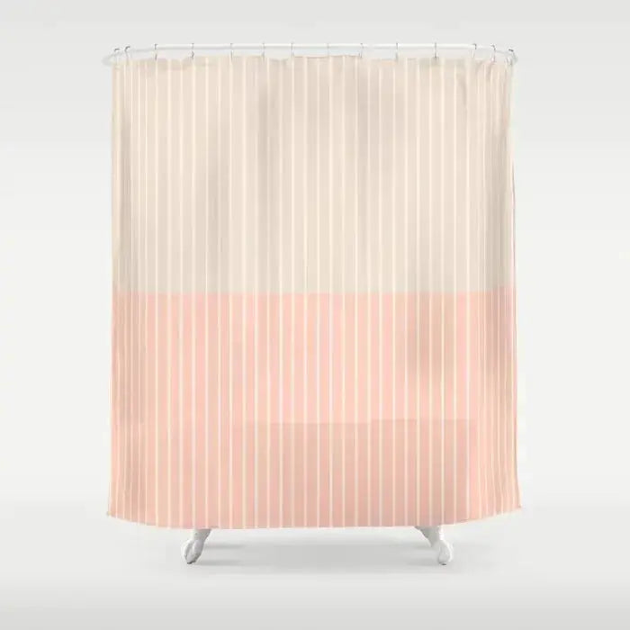 Simple Colorful Lines Modern Fashion Pattern Shower Curtain Home Decoration Creative Personalized Shower Curtains from PriceLows™
