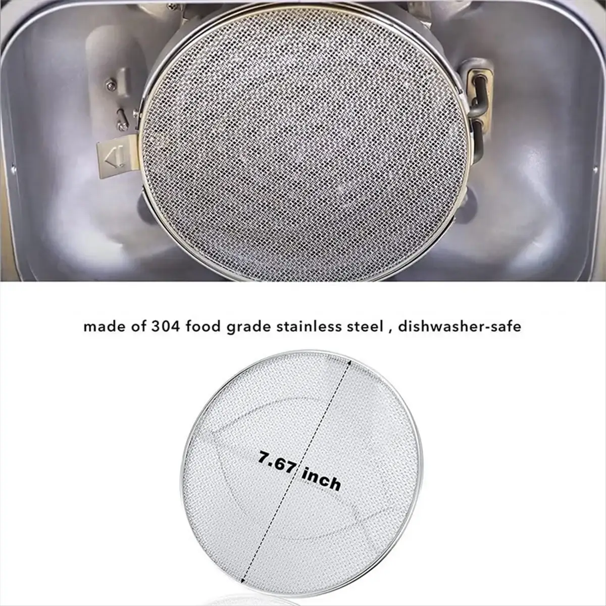 Ninja Foodi Splatter Shield | For FG551 | Dishwasher Safe | 2 Pack
