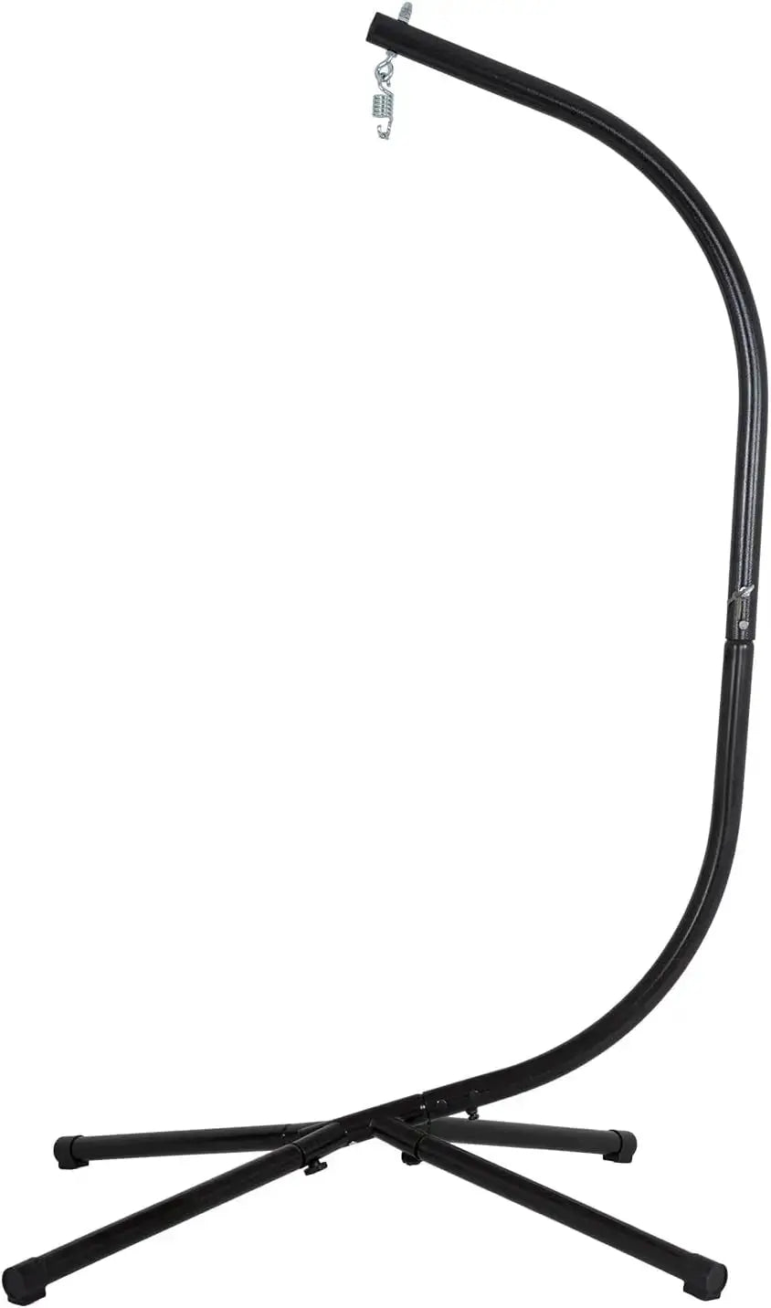 Outdoor Hanging Hammock Chair Stand with 360 Rotation, Heavy Duty Steel Frame Supports 400 LBS for Porch Swing from PriceLows™