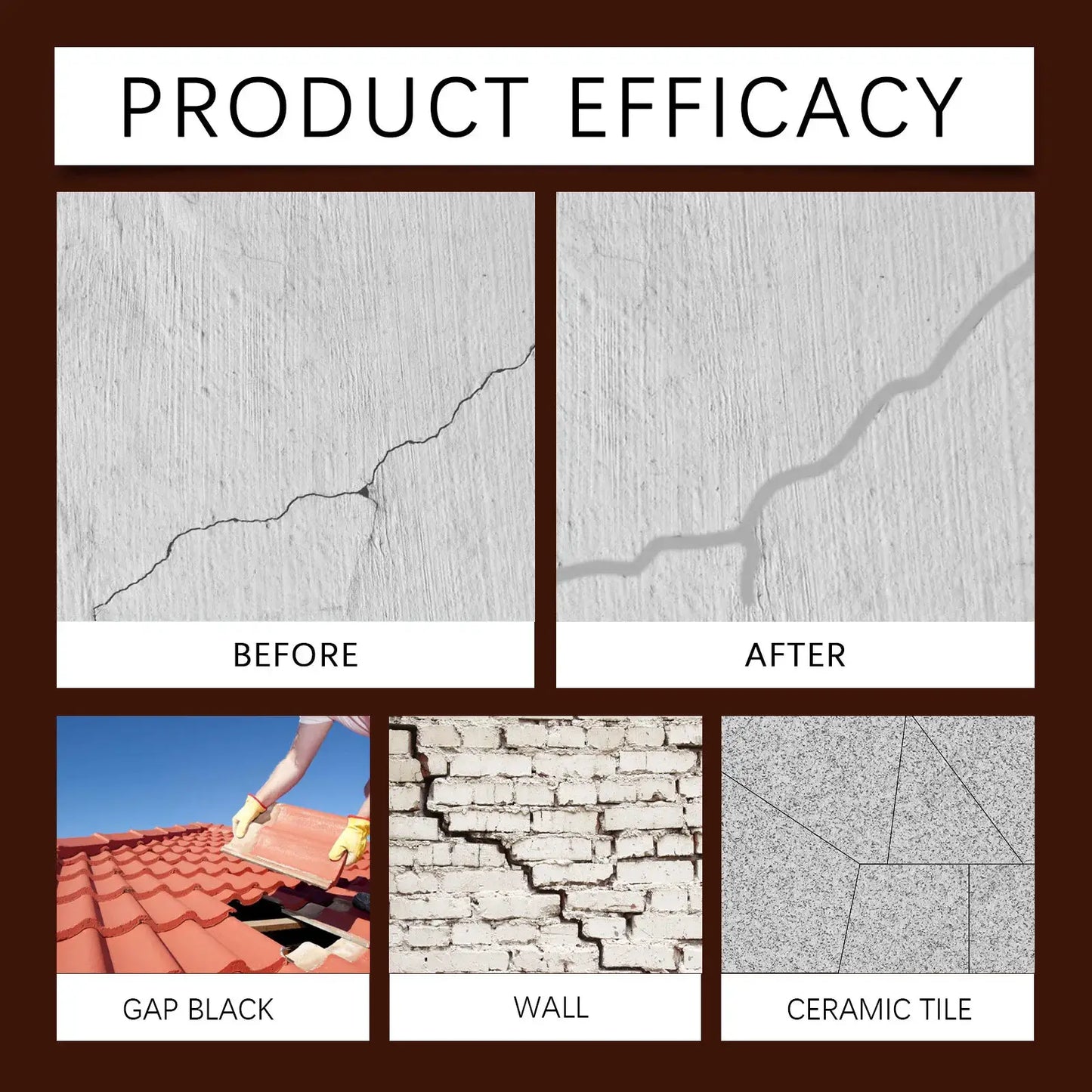 Concrete Crack Filler | Self Leveling Sealant | Waterproof | Indoor Outdoor