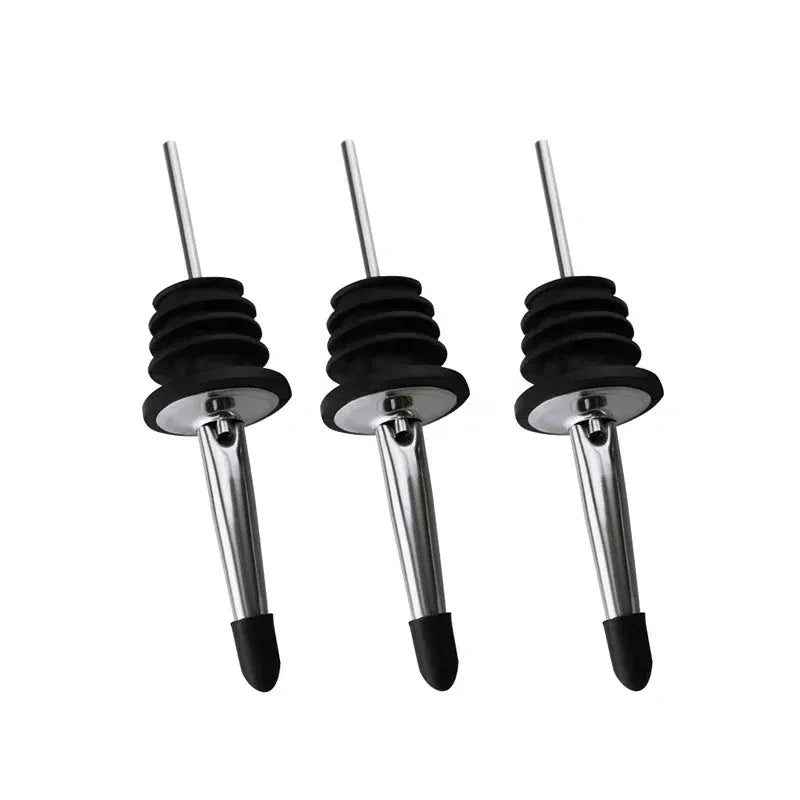 UPORS Wine Pourer 2/3Pcs Stainless Steel Alcohol Liquor Spouts Bottle Dispenser Wine Bottle Stopper with Cap Wine Accessories from PriceLows™