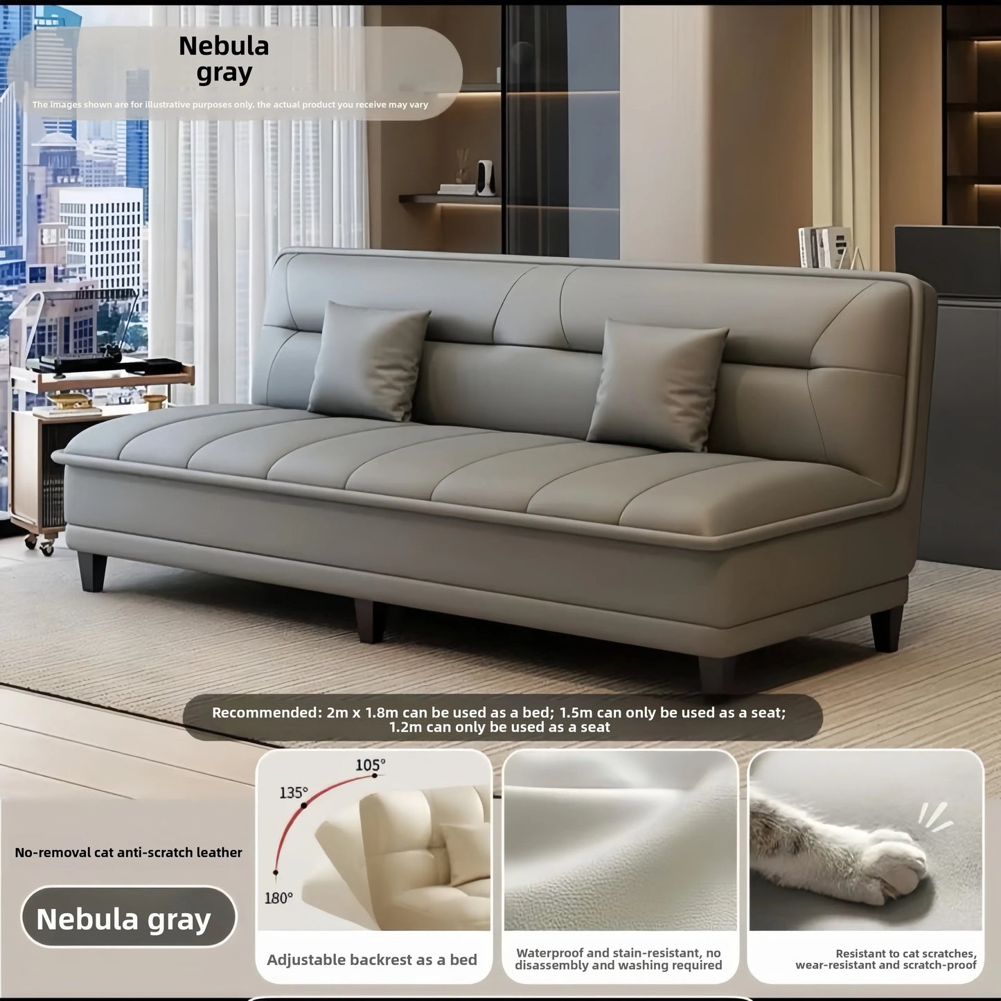 Sofa Bed | Folding | Dual-Purpose | Small Space Living