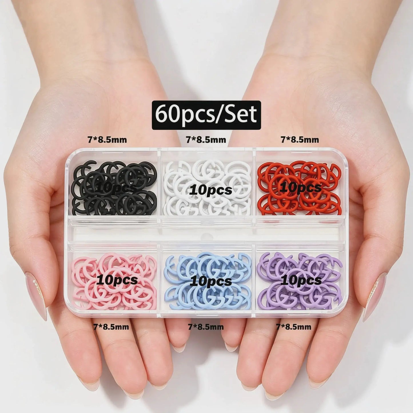 30/60pcs/Box 3D Luxury Metal Nail Art Decorations Alloy Shiny Rhinestones Pearl Gems Zircon Diamond Charms DIY Nail Accessories from PriceLows™