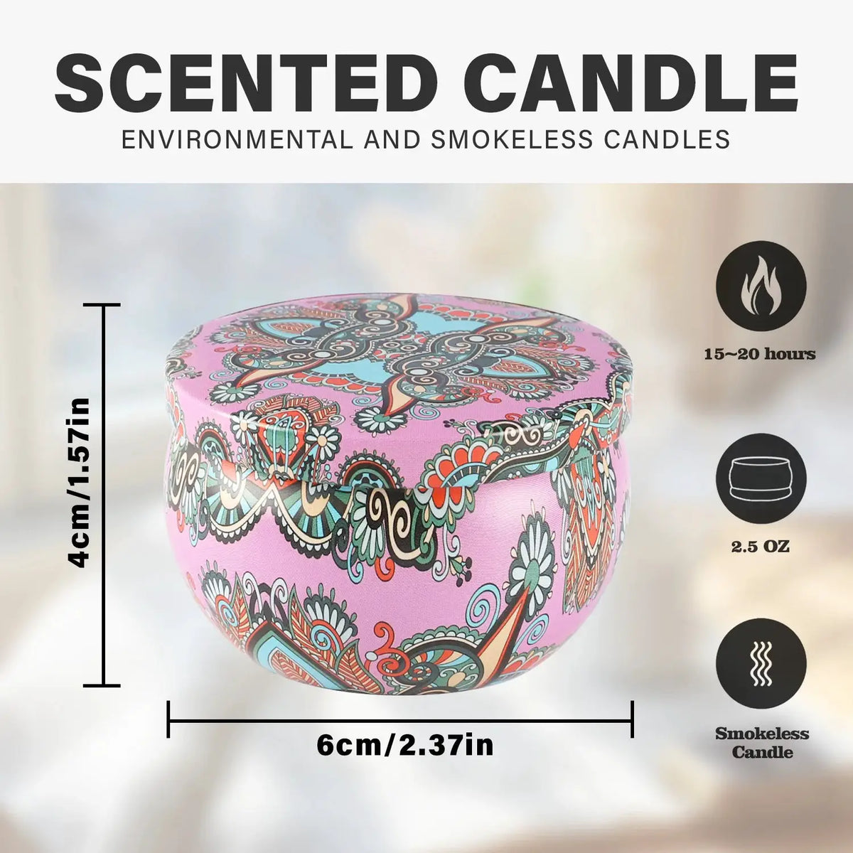 Scented Candles | 24 Pack Flower Shape | PriceLows™