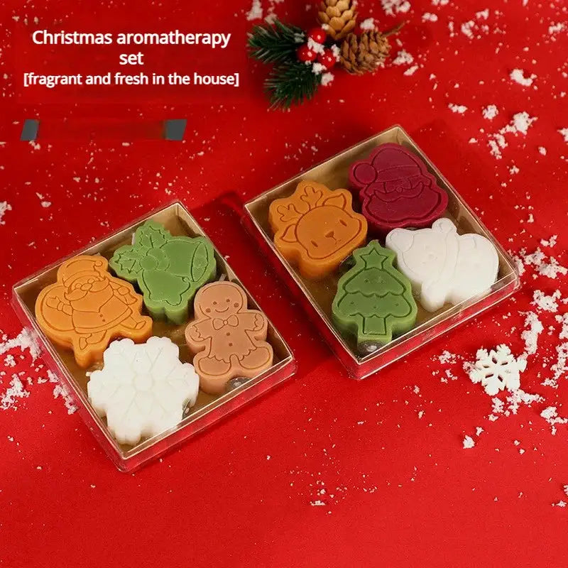 Scented Christmas Candle Set | Paraffin Wax | PriceLows™