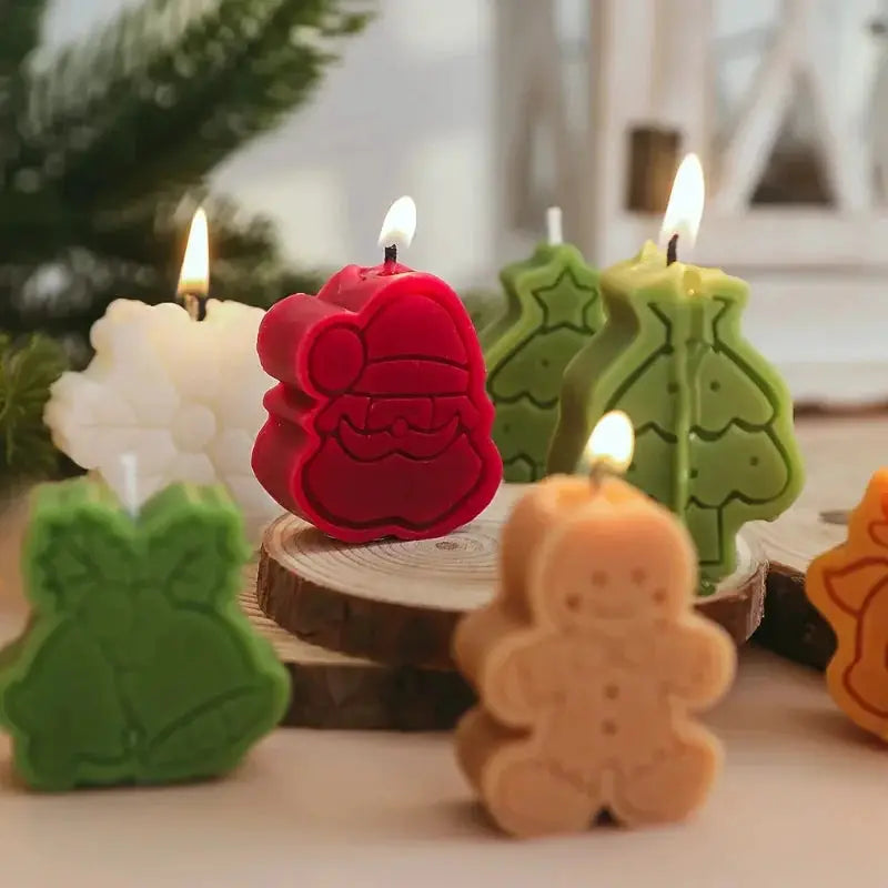 Scented Christmas Candle Set | Paraffin Wax | PriceLows™