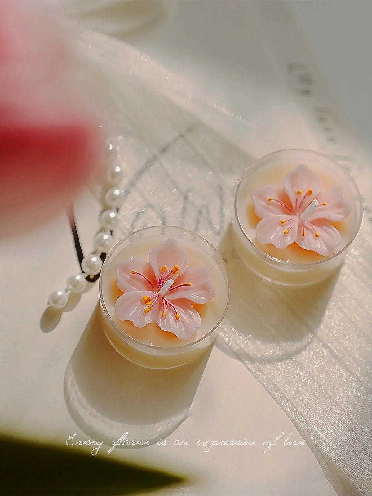 Scented Soy Wax Candles | Pink Peach Blossom 4-Pack | PriceLows™