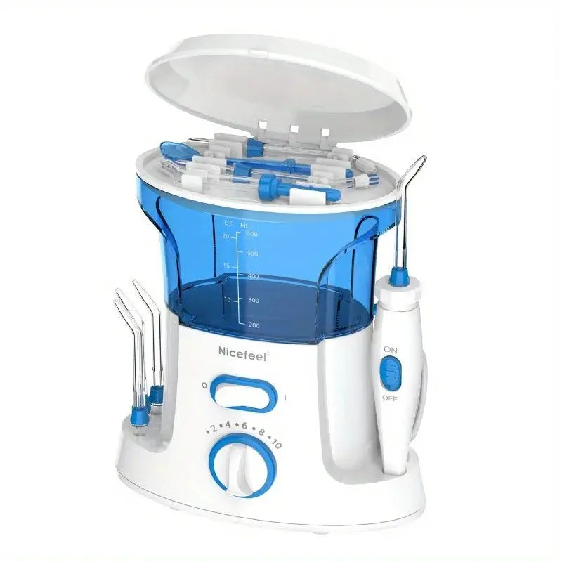 Water Flosser | 600ml Reservoir | 10 Pressure Settings | Includes 7 Tips