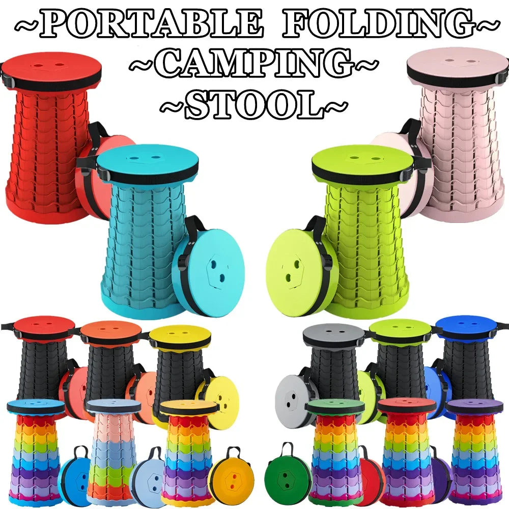 Camping Chair | Telescopic Folding | 24.5x45x6 cm | Nylon ABS