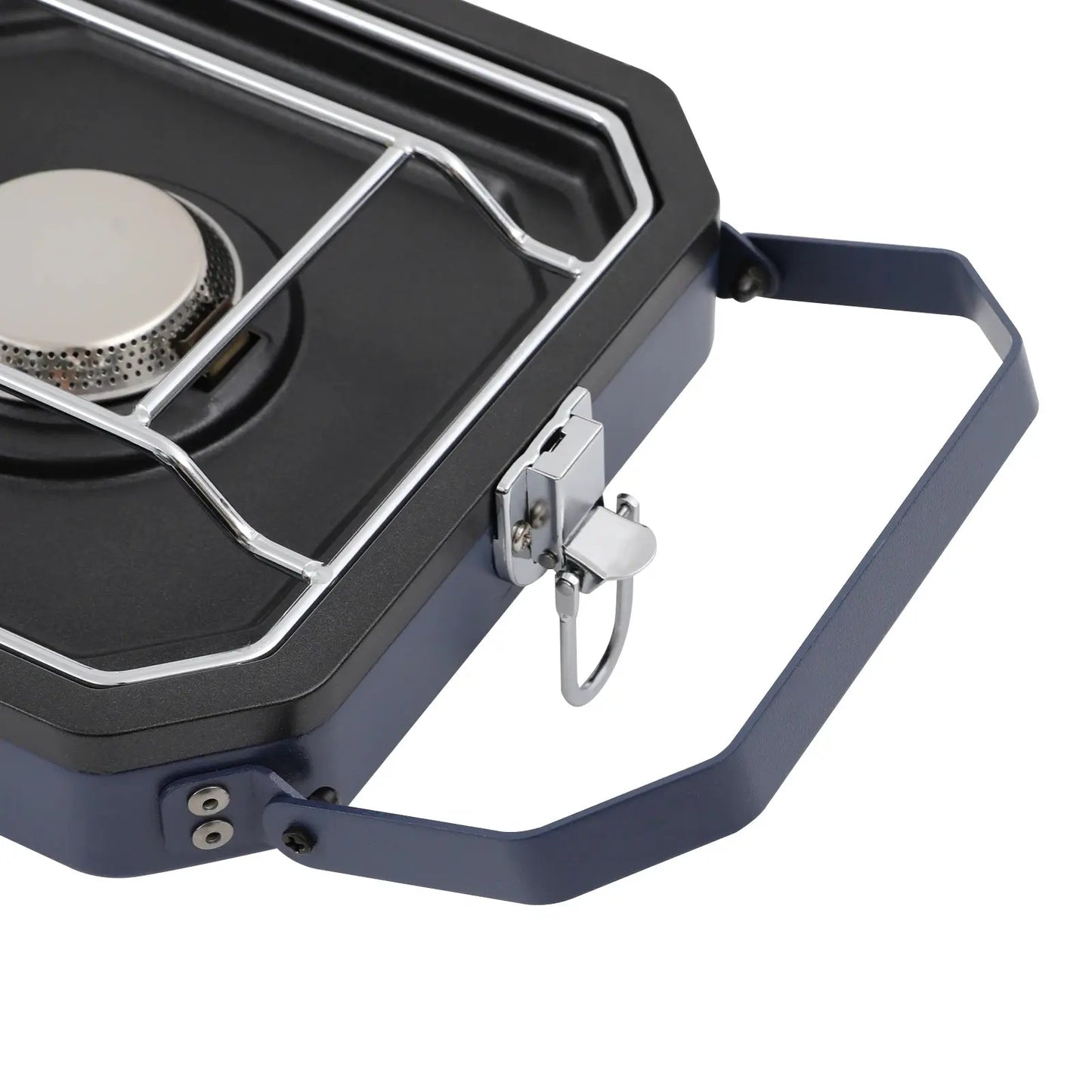 Portable Dual Burner Camp Stove, Foldable 430 Stainless Steel Gas Grill, 2.3kW Each, Non-Stick Pan for Outdoor Picnic Hiking from PriceLows™