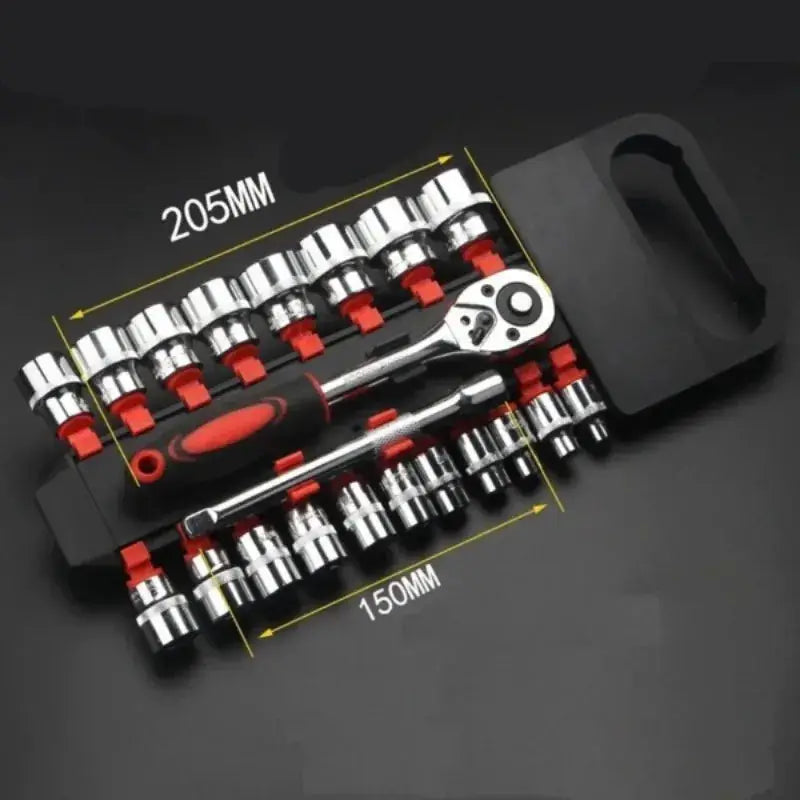 12Pcs Wrench Socket Tool Set Motorcycle Bicycle Car Repair Hand Tools Kit Auto Maintenance Hardware from PriceLows™