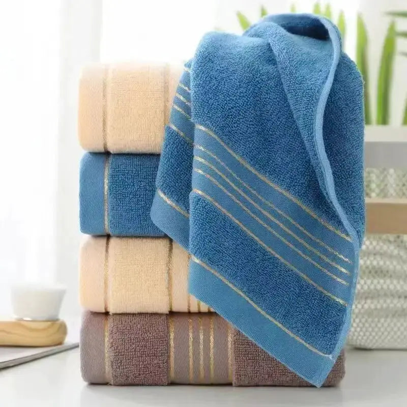 All-cotton Class A Thickened Absorbent Jacquard Polyester-cotton Skin-friendly Face Towel Bath Pure Cotton Towel Adult Towel from PriceLows™