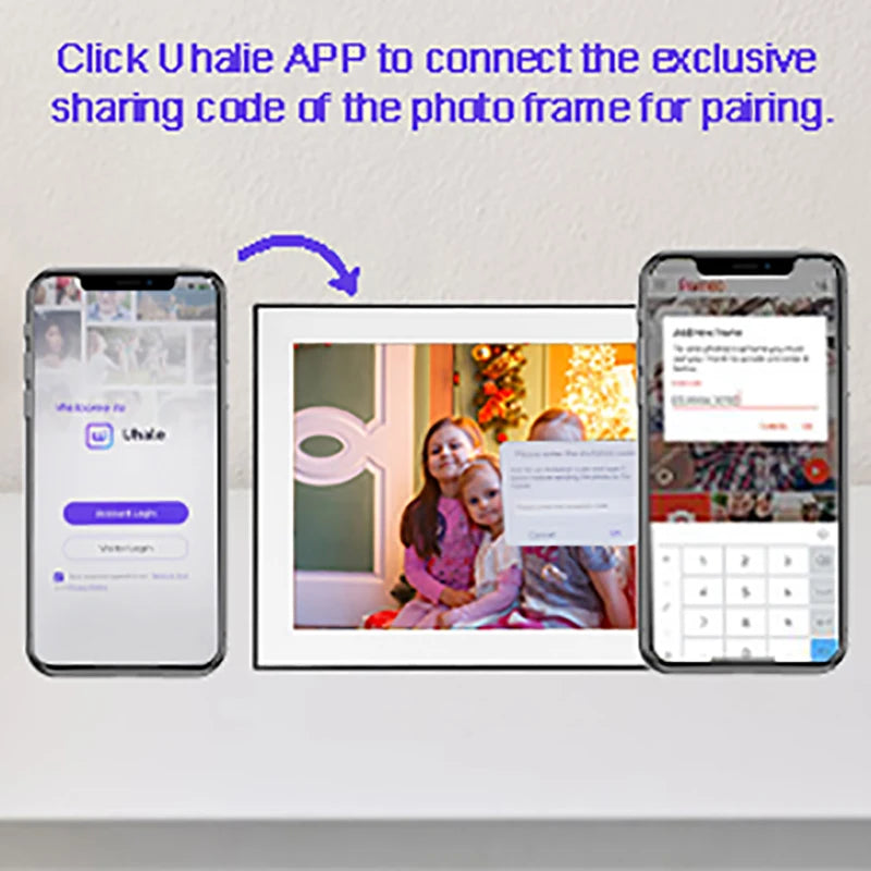 15.6 inch built in 32GB WiFi Large touch ips digital photo frame 1920*1080 WiFi Smart Frame Share Photos and Videos via frameo from PriceLows™