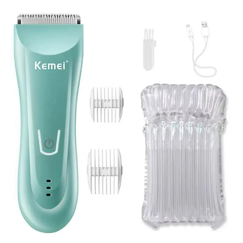 Body Groomer | Wet Dry Shave | Rechargeable Battery | Five Blade System