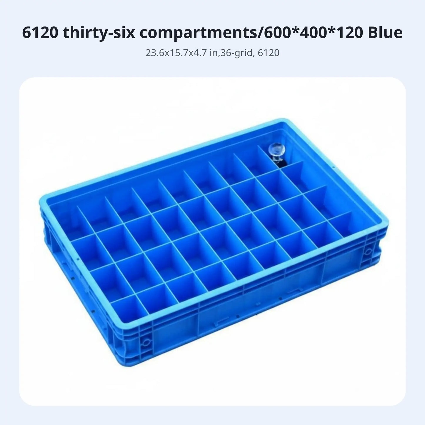 Multi-Compartment Box Compartmented Design Stackable Component Container Space-Saving sturdyDuty for Technicians, Workshop from PriceLows™