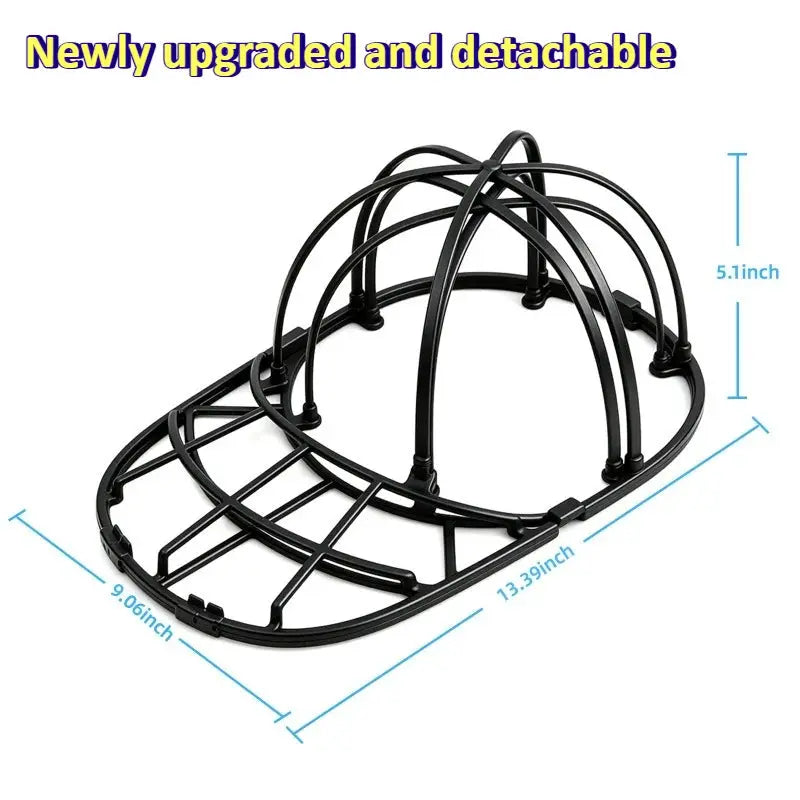 Hat Washing Cage | 2 Layer Poly Mesh | Anti Deformation | Machine Washable
