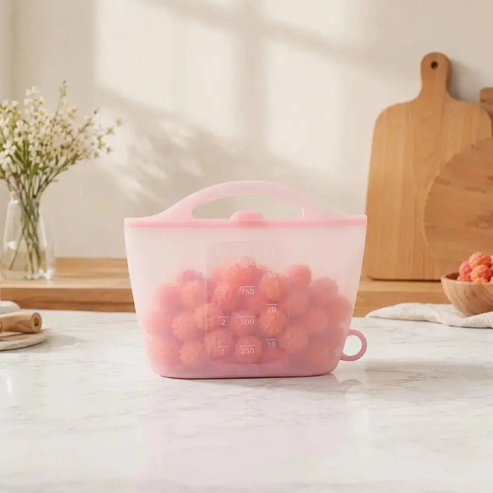 Silicone Storage Bag | Leak Proof | Self Standing | Assorted Sizes