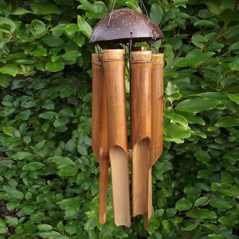 Natural Handmade Bamboo Tube Wind Chime wind Bell for Outdoor indoor Home Garden Patio Tree Decor Ornaments from PriceLows™