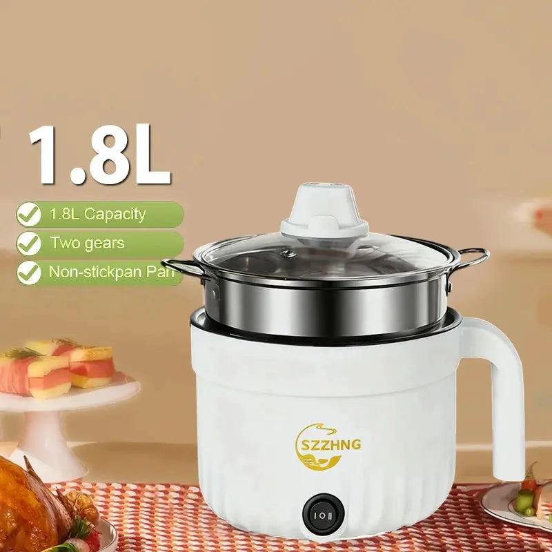 Rice Cooker | 1.8L Capacity | With Steamer | Mini Size