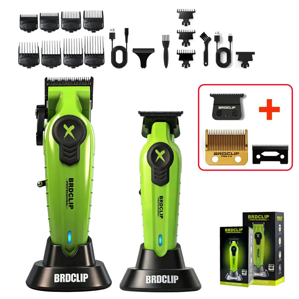 Hair Clipper Kit | 90 Min Battery Life | Stainless Steel Blades | FA1C FA1T FA1S
