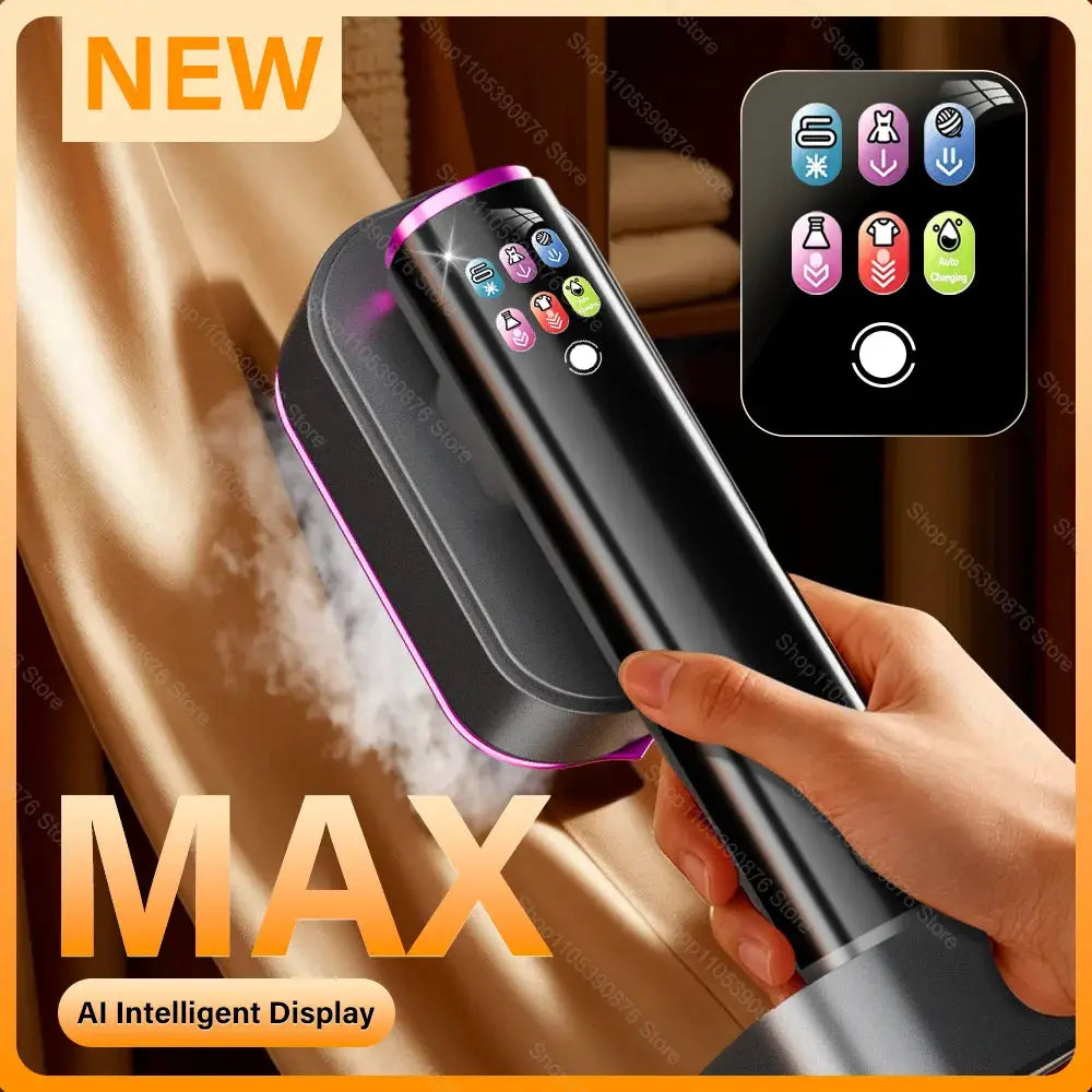 Portable Garment Steamer | 10Ml Water Tank | Multi Temp Settings | Foldable Travel Iron