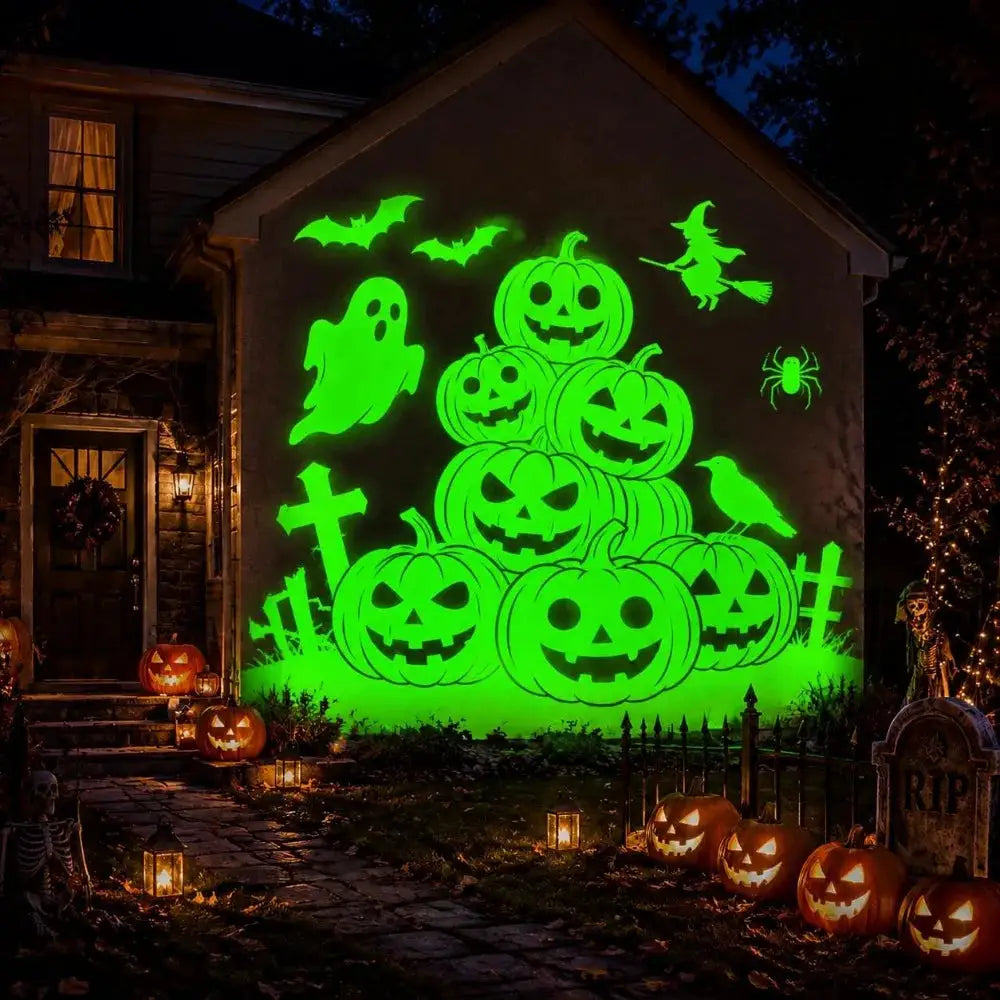 Halloween Projector | 12 In 1 | 3D Dynamic Patterns | Indoor Outdoor