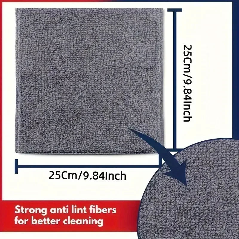 Microfiber Cleaning Cloths | Absorbent | Stain-Removing | One Size