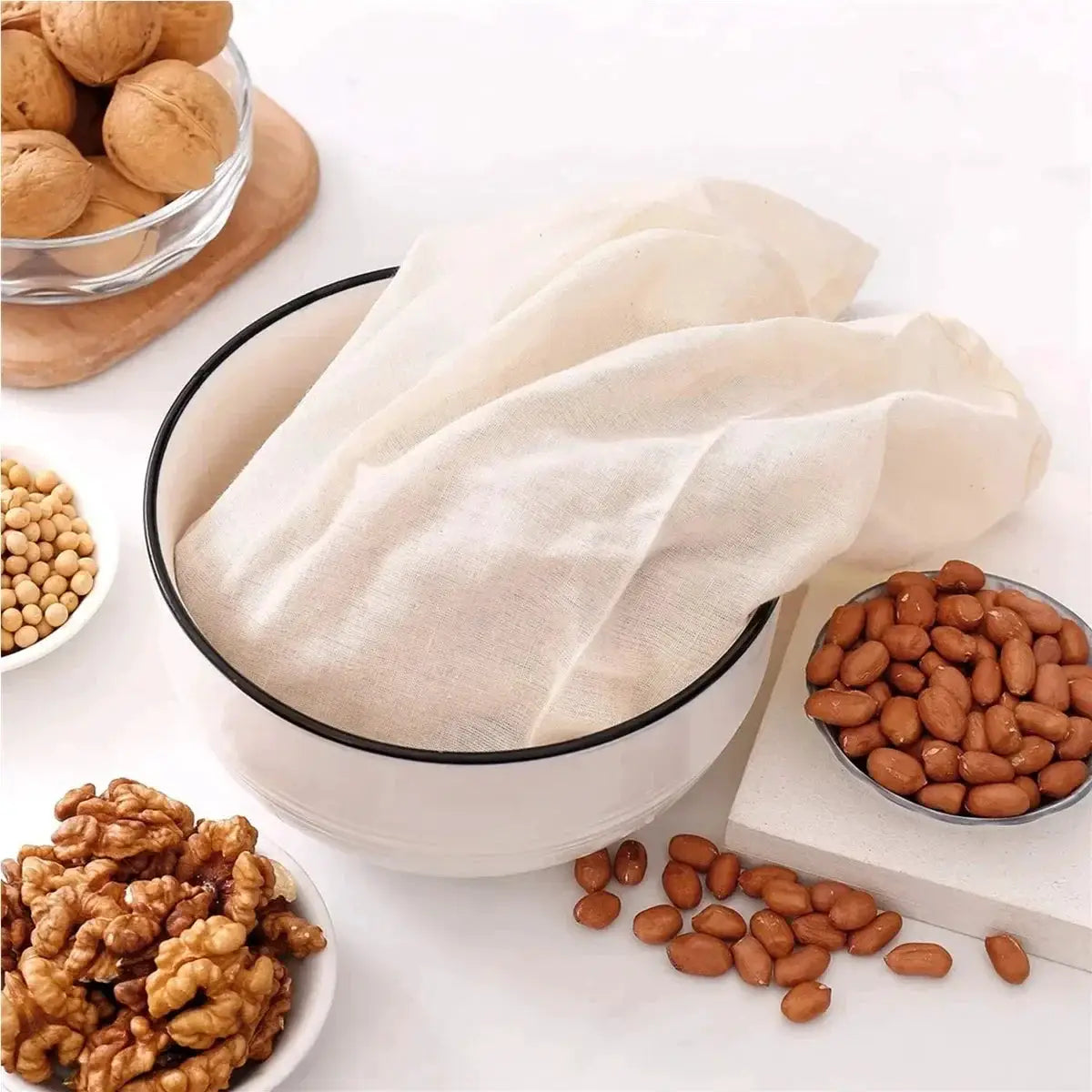 Cotton Gauze Kitchen Items Tofu Cheese Filter Cloth Butter Milk Coffee Filter Tools Gadgets Dining Bar Home Garden from PriceLows™