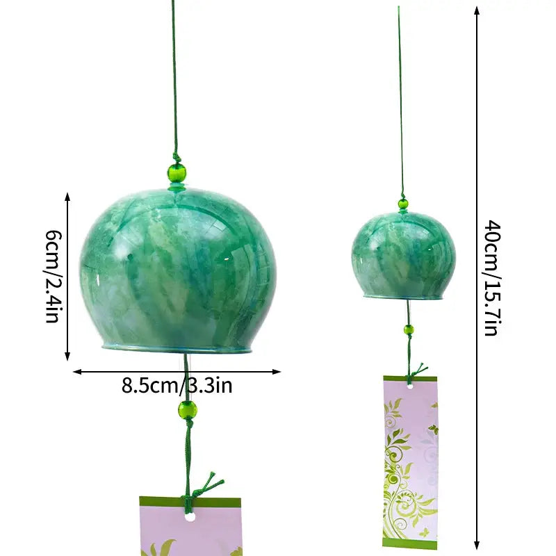 Stained Glass Wind Chimes Small Golden Fish Wind Chimes Can DIY Hand-painted Outdoor Hanging Ornaments Birthday Gift Crafts from PriceLows™
