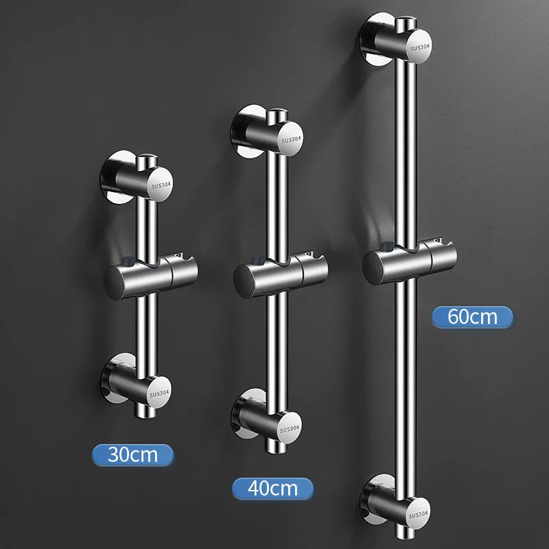 Shower Sliding Bar | Black Stainless Steel | Wall Mounted | Adjustable