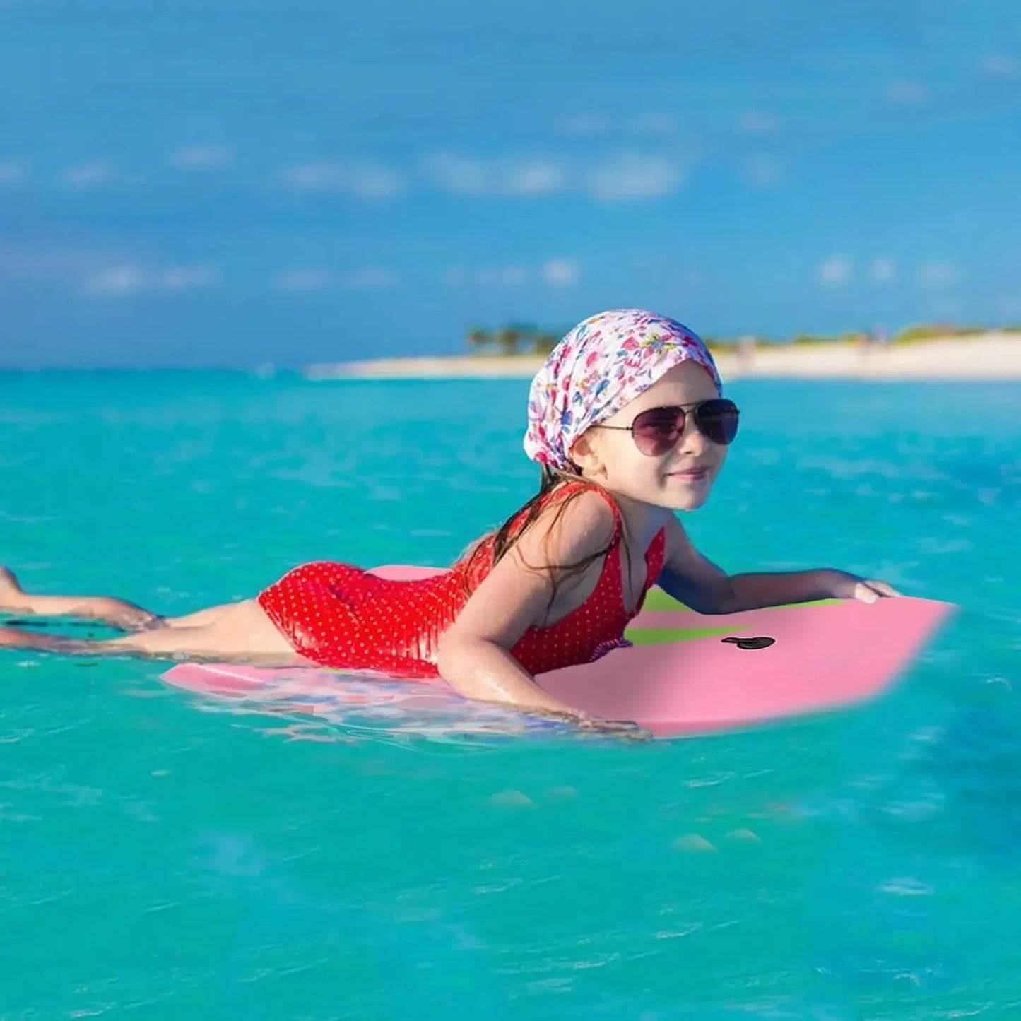 Body Board | EPS Core Lightweight | Anti Slip Surface Wrist Leash | Adults Teens Kids