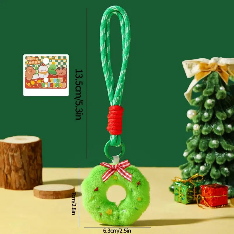 Hanging Plush Ornament | Santa Claus Snowman | Soft Touch Christmas Decoration