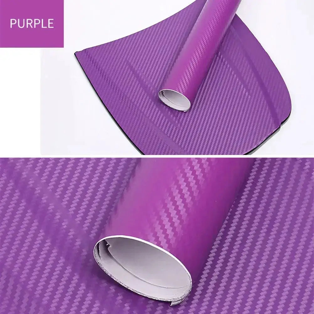 30x127cm Car 3D Carbon Fiber Roll Film Stickers DIY Vinyl Film Auto Interior Styling Carbon Fiber Decorative Decals from PriceLows™