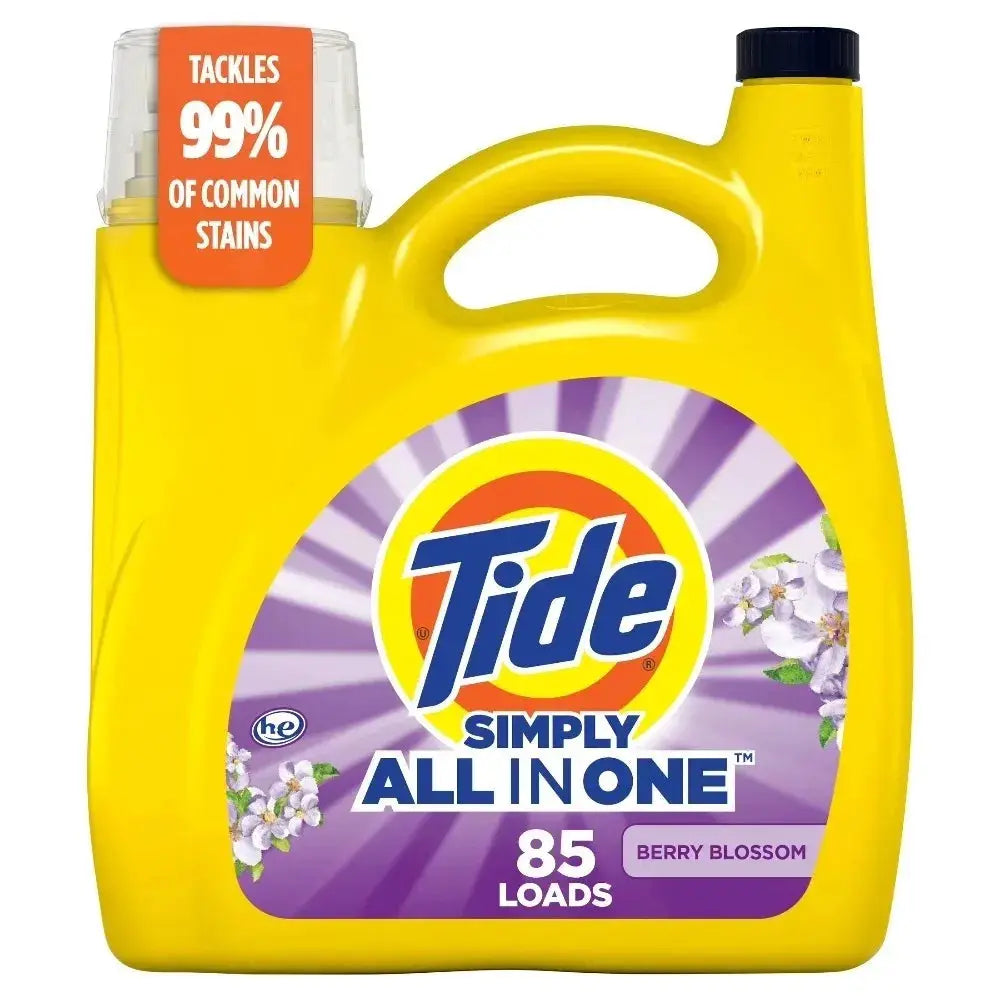 Liquid Laundry Detergent | Berry Blossom Scent | 85 Loads | 107 Fl Oz