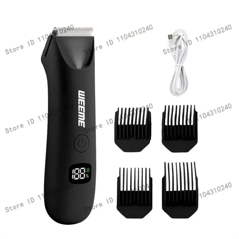 Electric Epilator | Rechargeable USB | LCD Display | Unisex
