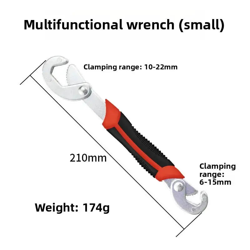 All in One Multifunction Wrench Set with Pipe Pliers and Quick Adjust Vise Versatile Bathroom Plumbing and DIY Hardware Toolkit from PriceLows™