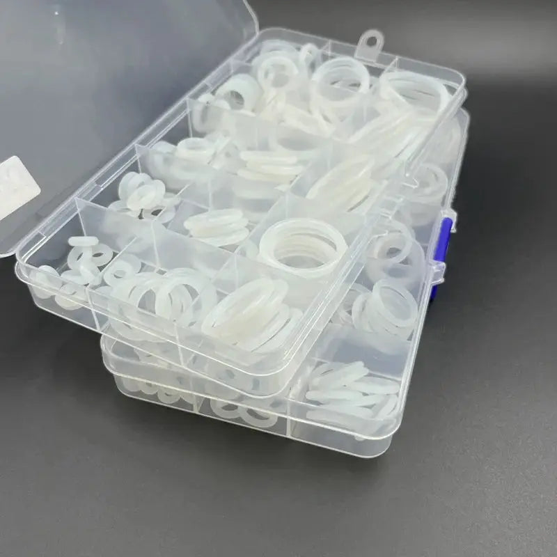 White Silicone O-ring VMQ O Ring Seal Gasket CS 1.5/2.0/2.4/3.1mm Insulated Waterproof Washer Round O Shape Oring Kit from PriceLows™
