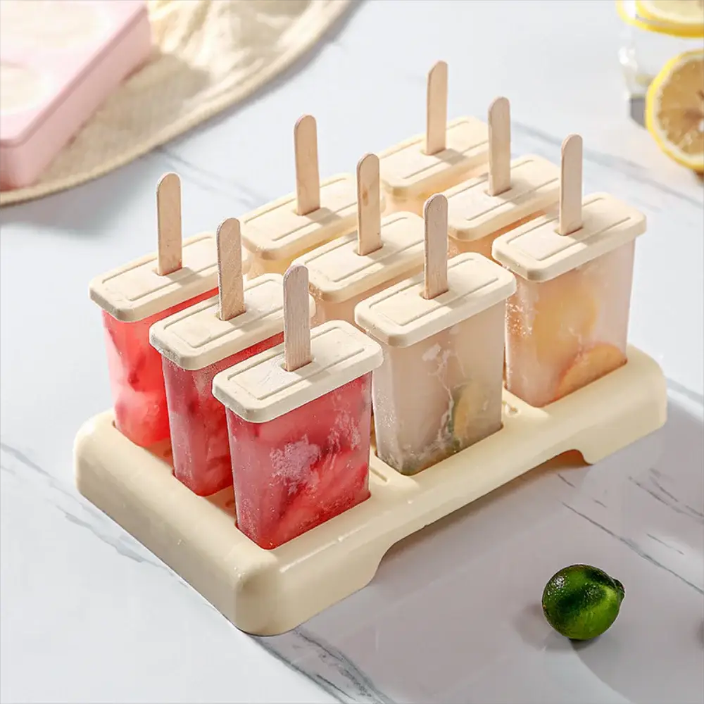 Ice Cream Popsicle Mold DIY Ice Cream Machine Homemade Ice Box with Plastic Stick Ice-lolly Mold Ice Cube Tray Kitchen Gadgets from PriceLows™