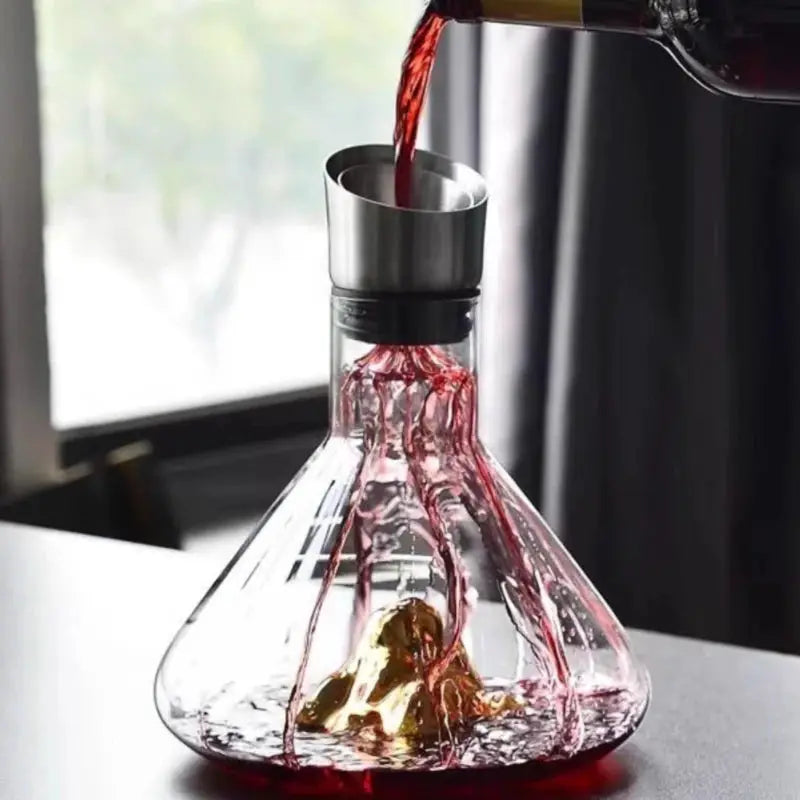 1500ML Iceberg Whisky Wine Decanter Handmade Lead-free Crystal Wine Pourer Carafe Thickened Wine Dispenser Pot Bar Accessories from PriceLows™