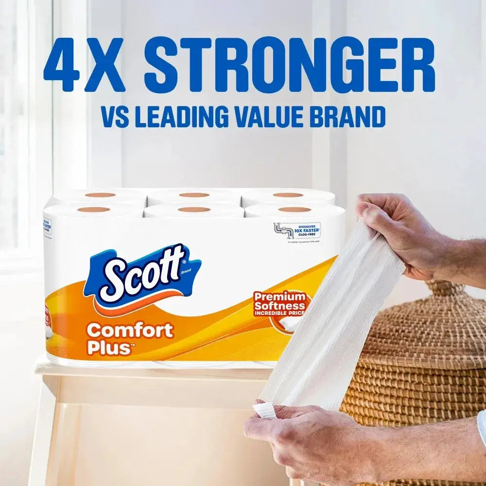 Toilet Paper | 2 Ply | Triple Rolls | Septic Safe 12 Pack