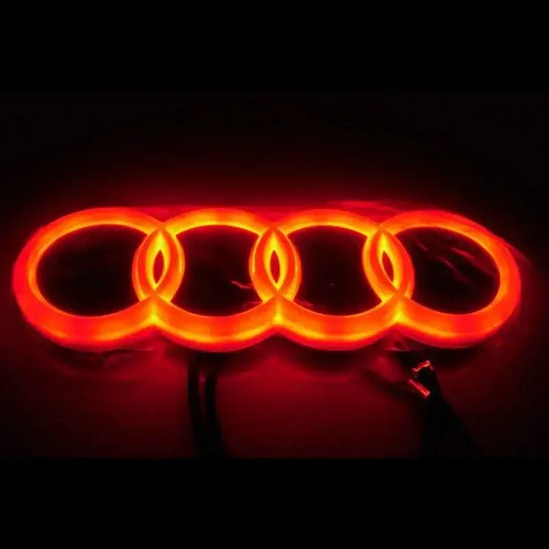 Car front grille 4D LED logo light front ring Sticker suitable for Audi A3 A4 A5 A6 A7 S3 S5 S6 S7 Q3 Q5 car supplies. from PriceLows™