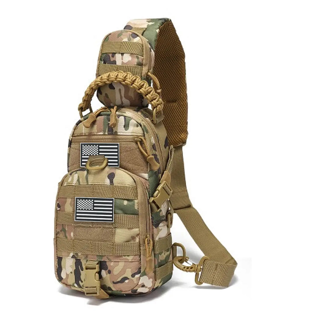 Crossbody Chest Bag | Molle Expandable | Polyester | Adjustable Fit