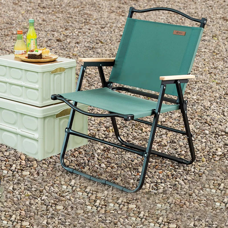 Camping Chair | Aluminum Frame | Ultra-Light Portable | Green