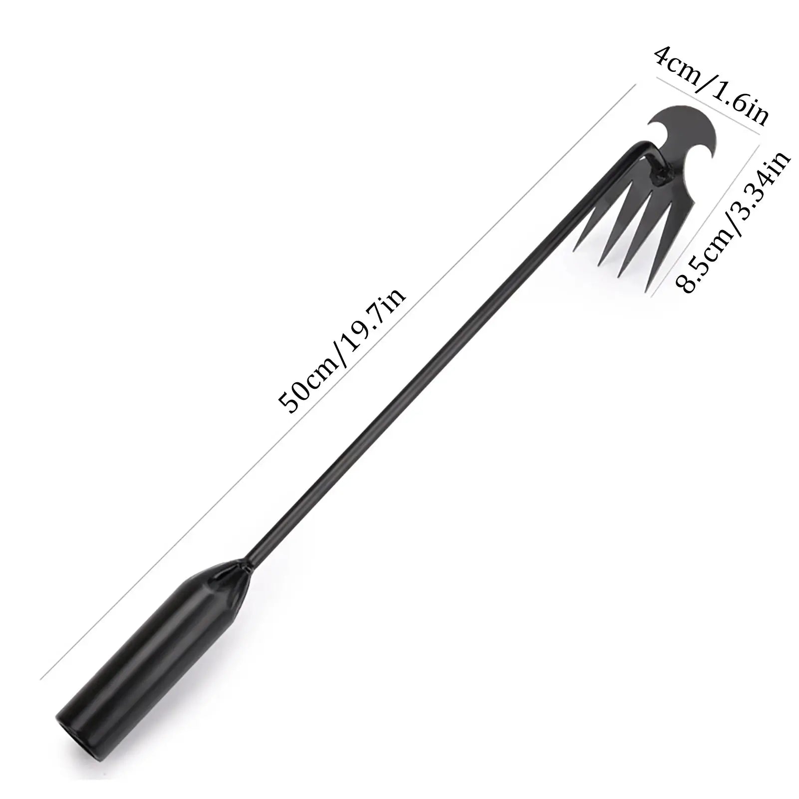 2 In 1 Garden Rake Manual WSeed Grass Rooting Tool Puller Shovel 4 Teeth Weeding Removal Hand Gardening Loose Soil Tool Weeder from PriceLows™