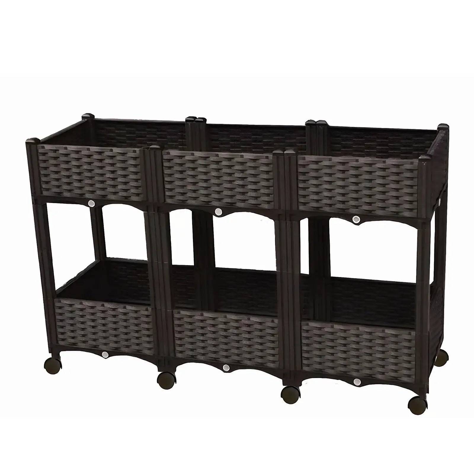 Raised Beds with Wheels Standing Planter Beds for Outdoor Plants Tomato Flower Vegetable from PriceLows™