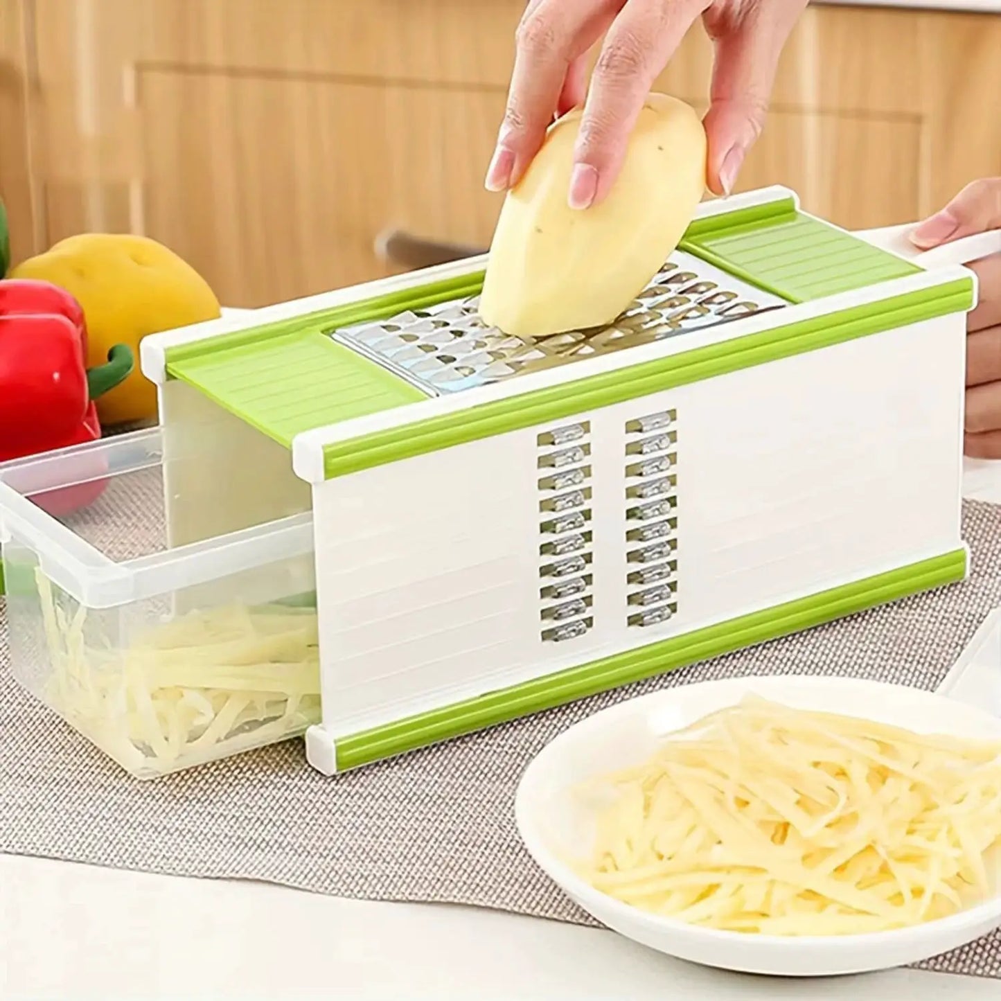Vegetable Chopper Slicer | 5 In 1 ABS | Multifunctional Kitchen Tool
