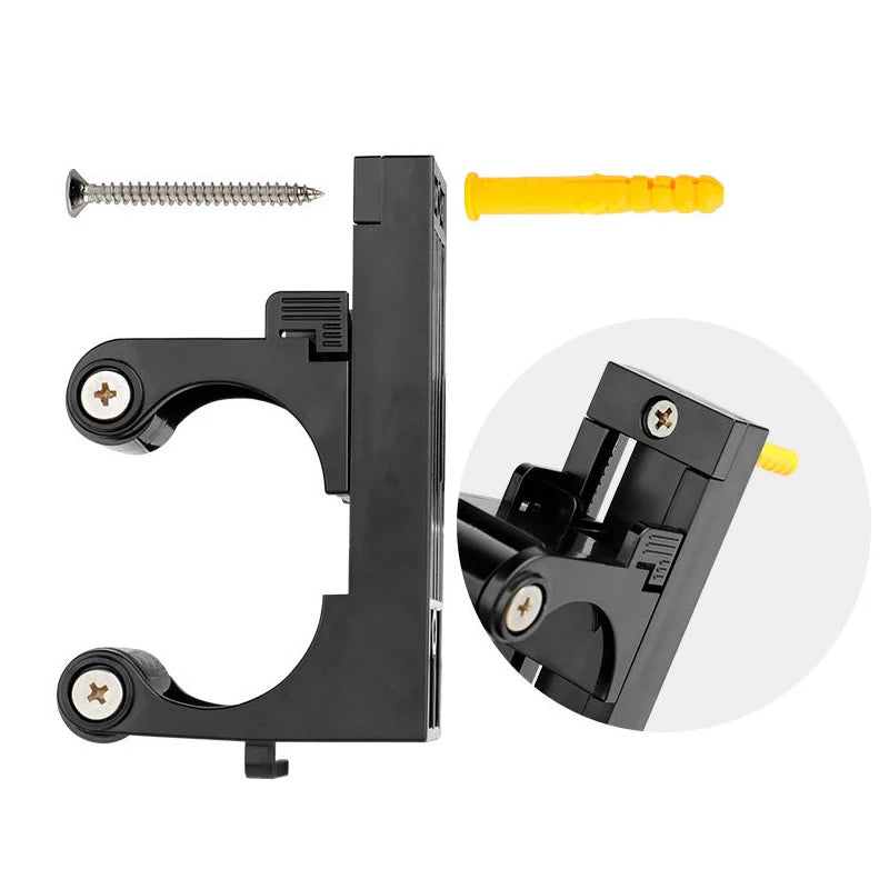 Bicycle Buckle Hooks MTB Bike Wall Holder Rack Repair Stand Hanger Mount Storage Fits 1.0-2.8 inches Tube Bicycle Parking Rack from PriceLows™