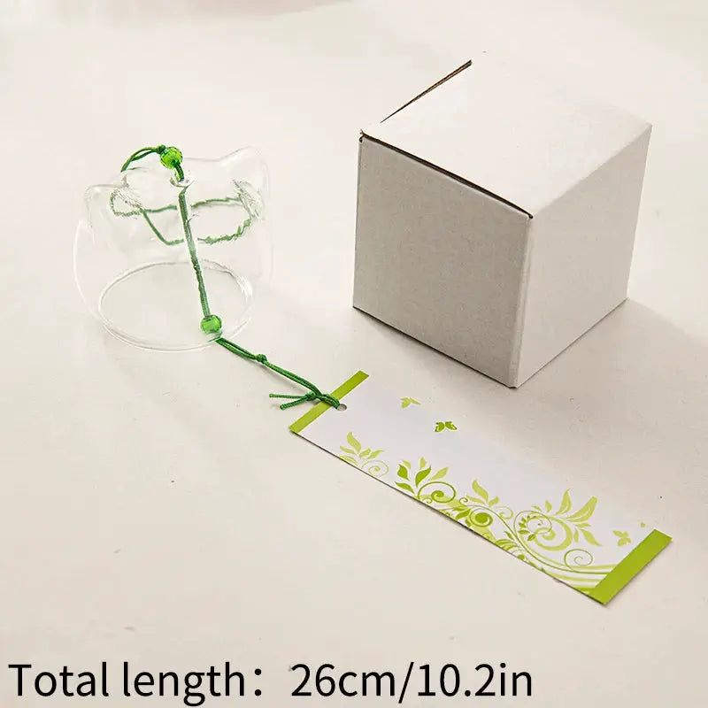 Japanese Sakura Glass Wind Chime Cherry Blossom Wind Bell Korean Kawaii Room Decor Hanging Decor Wind Chimes Outdoor 후우링 from PriceLows™