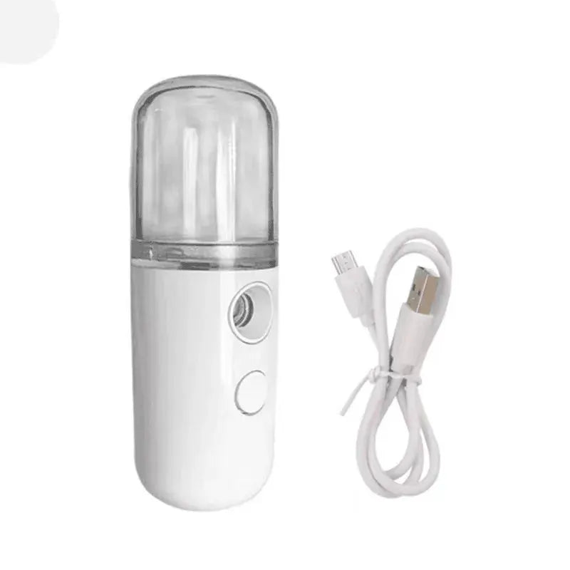 Rechargeable Nano Mist Sprayer | Portable Facial Steamer | USB Powered Skin Care