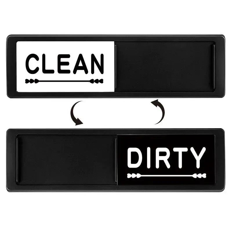 Dishwasher Magnet | Clean Dirty Sign | Fridge Use | 17.7x5.2cm